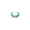 MEDITERRANEAN ENAMEL HUGGIE GOLD